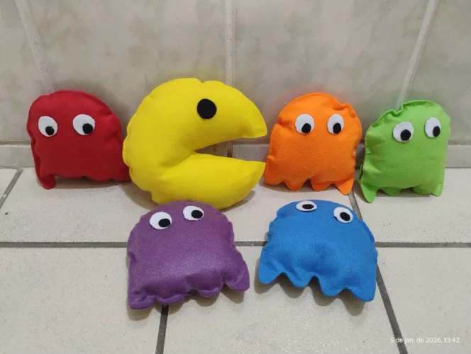 Pac Man feltro