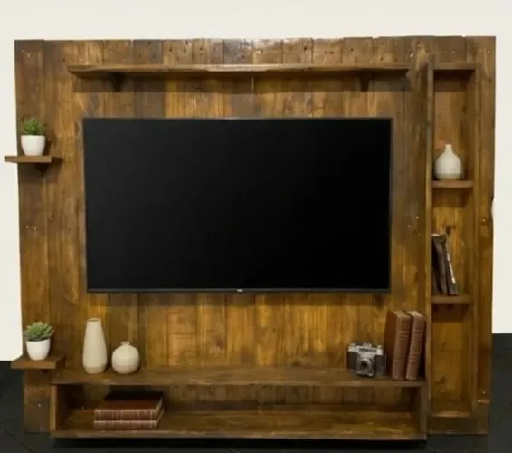 Painel rústico para TV +40 polegadas