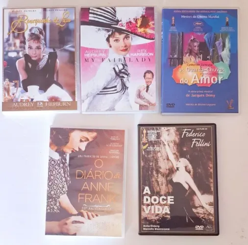 LOTE 5 DVDS variados para sair