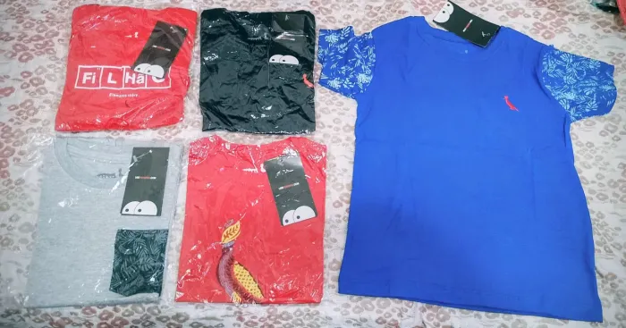 Camisetas infantis* Reserva