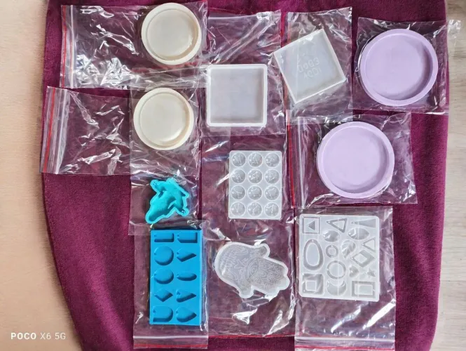 Kit 25 Moldes para resina de silicone