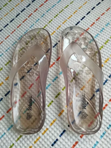 Rasteira Melissa jelly n35/6 cristal