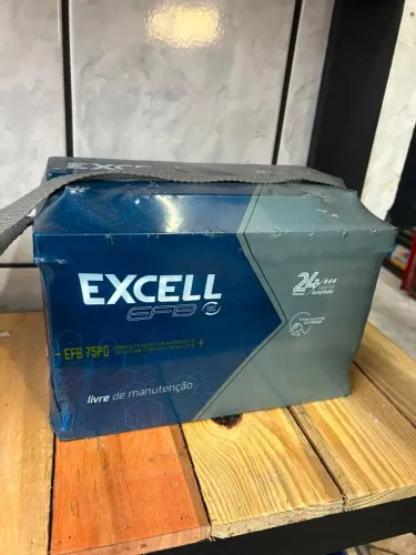 Bateria Excell EFB 75Ah Start-Stop Nova + Entrega Grátis