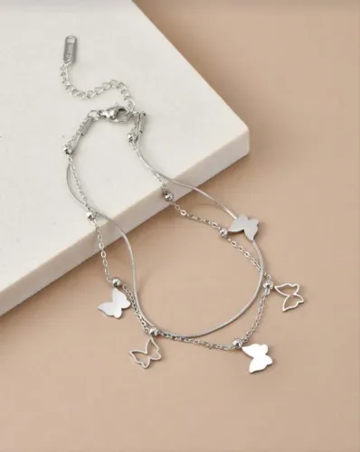 Pingente de Borboleta Tornozeleira