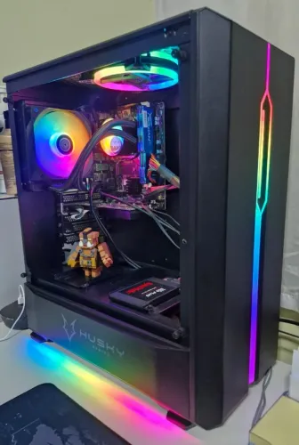 Computador gamer SSD 480GB Fonte EVGA Water Cooler Novo