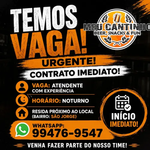 VAGA ATENDENTE