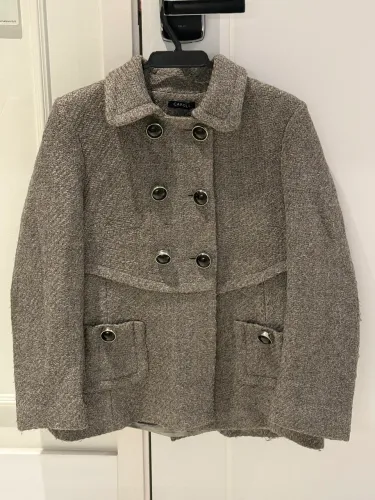 Blazer feminino cinza mescla marca Caroll de Paris