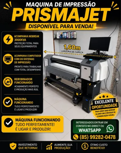 Máquina de impressão digital 