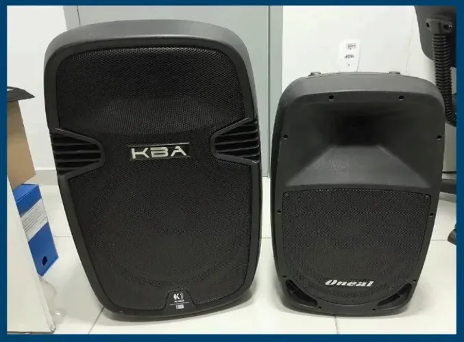 2 CAIXAS DE SOM KBA 15