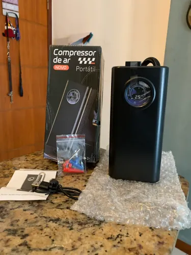 Compressor de ar portátil ( carro, bike , bola , colchões)