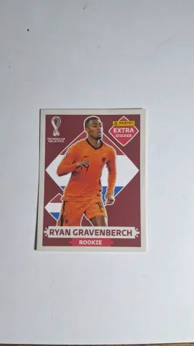 Figurinha Legend Bordô Ryan Gravemberch ORIGINAL Copa 2022 Panini
