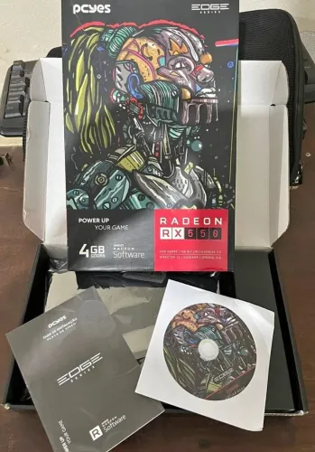 Placa de vídeo Radeon RX 550 4GB DDR5 - PCYES