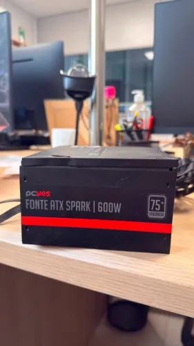 Fonte PCYes Electra 600W PFC Ativo ? Excelente Funcionamento