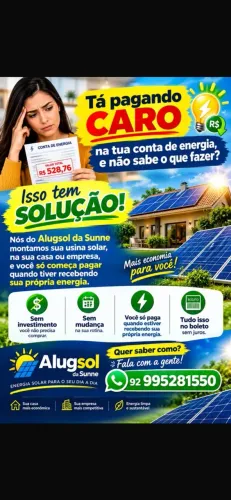 Quer ter tua própria energia ,sem investimento e se risco?
