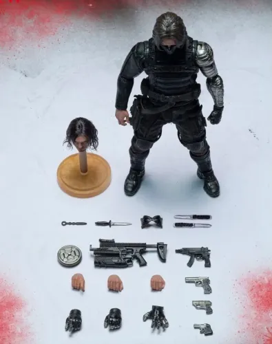 Capitão América Soldado Invernal Stm 1/12 novo