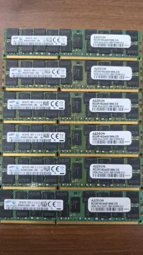 Memória ram ecc kit 32gb 2x16
