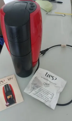 Cafeteira 3 corações - cápsulas