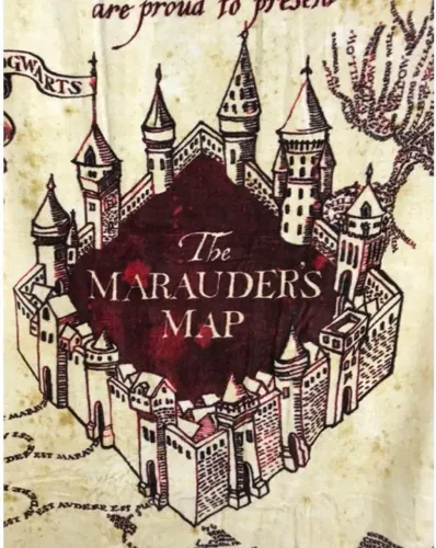 Toalha de banho MAPA DO MAROTO HARRY POTTER (pernambucanas)