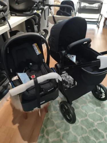 Carrinho Maxi-Cosi Anna³ Trio + Bebê Conforto Citi + Base Veicular | Excelente Estado