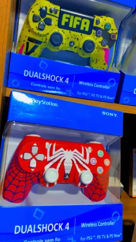 Controle play 4 sem fio serve em computador e smart tv
