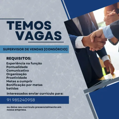 SUPERVISOR (A) PARA CONSÓRCIO