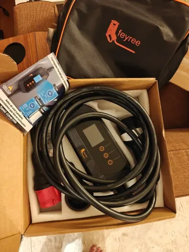 Carregador Portátil Veículo Elétrico Feyree 22kW Trifásico Tipo 2