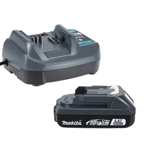 Kit Carregador + Bateria 18v 2ah Makita Dcb18wa + Blb182