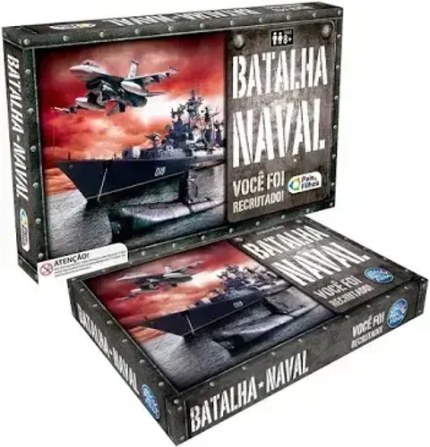 Jogo Batalha Naval Pura Diversão - Original Pais E Filhos - nunca usado!
