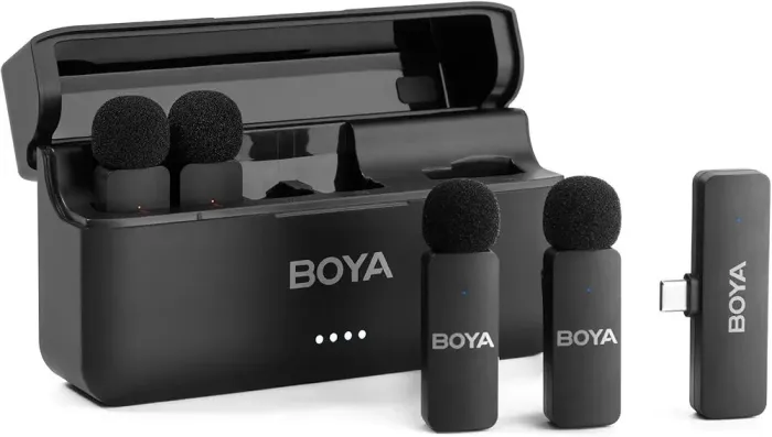 Microfone Boya By-V4U tipoC c/4