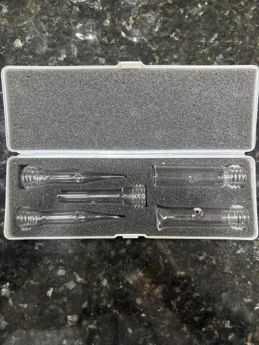 Kit ventosa facial c/5 peças + ventosas de vidro corporal 