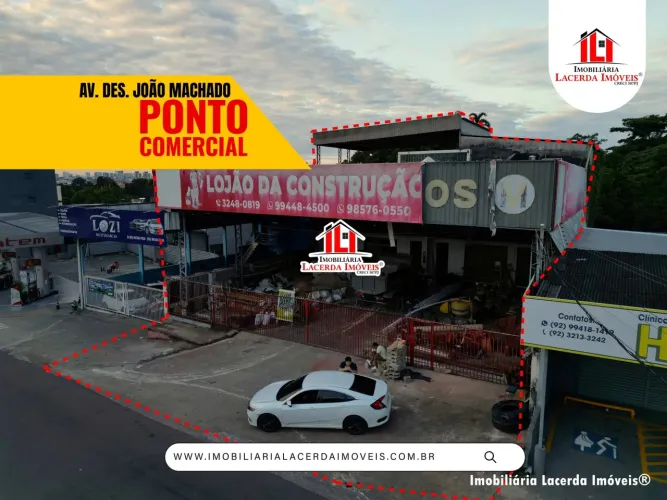 Ponto Comercial, 600m² Privativo, 18X20= 360M² Terreno, Localização privilegiada
