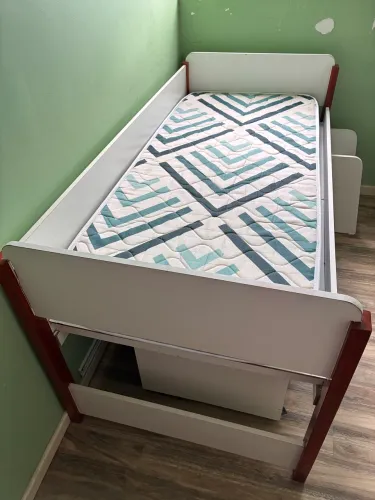 Cama Infantil Feita Sob Medida 1,70cm x 83cm Com Colchão Ortobom