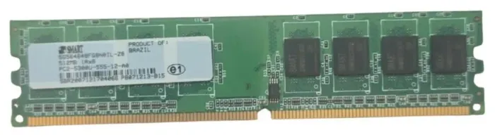 Pente de memória RAM Smart DDR2 de 512 MB & 667 MHz PC2-5300U (p/ computador desktop)
