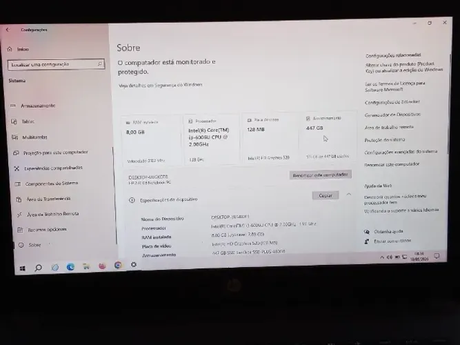 Notebook HP 240 G6