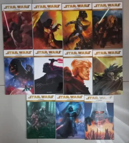 Hqs Star Wars - O Império Legends - Novas - Vol 1 ao 11 - Sem detalhes Panini Comics n