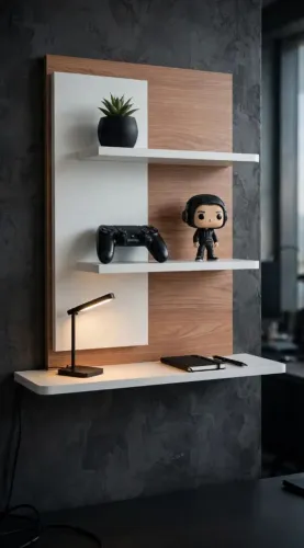 Prateleira decorativa já com instalação e entrega