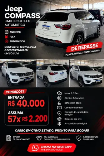 Jeep Compass Sport 2.0 4X2 Flex 16V Aut. 2018