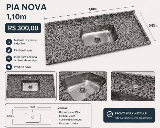 Vendo pia e lavatório