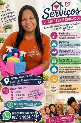 Diarista, folguista e doméstica