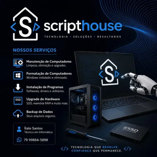     Formatação e Manutenção de Computadores em Aracaju