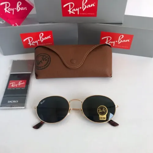 Óculos de sol Ray ban oval tradicional lentes de cristal