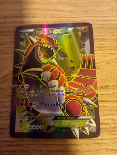 Carta pokémon ORIGINAL (Groudon) EX