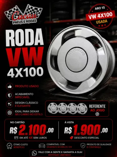 JOGO DE RODA ORBITAL ARO 15