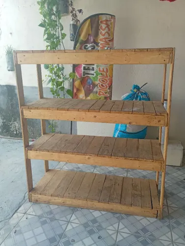 Banca para venda de frutas e verduras