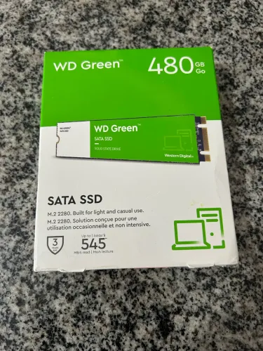 SSD M.2 2280 480GB WD GREEN (NOVO)