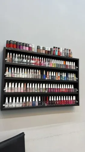 Expositor Prateleira Para Esmaltes 80x50cm - Salão De Beleza