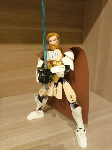 Loja Mundo - Obi-Wan Kenobi Star Wars Action figure Grande muito articulada boneco