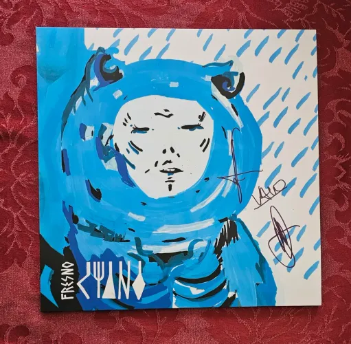 LP Fresno Autografado - Ciano (2025) Vinil Azul