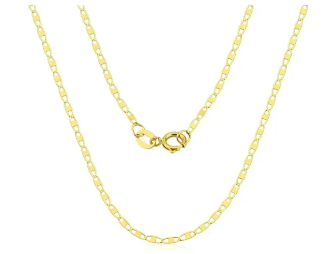 Corrente Masculina Ouro Piastrine