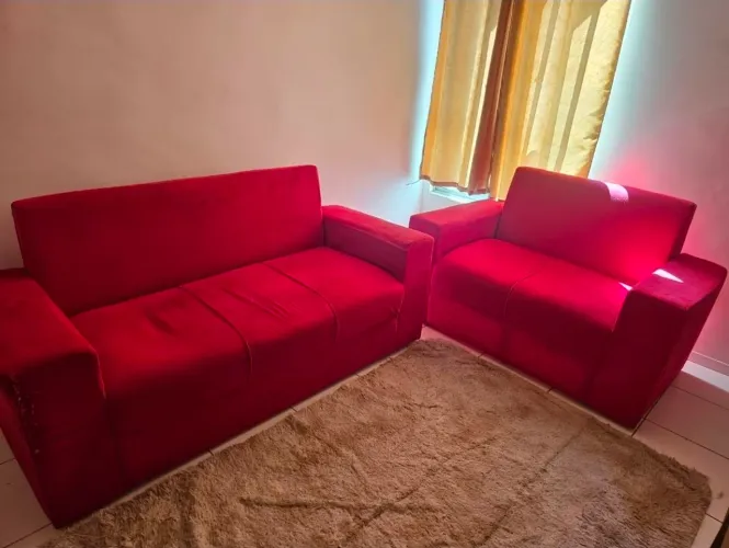 Conjunto de sofa de 2 e 3 lugares